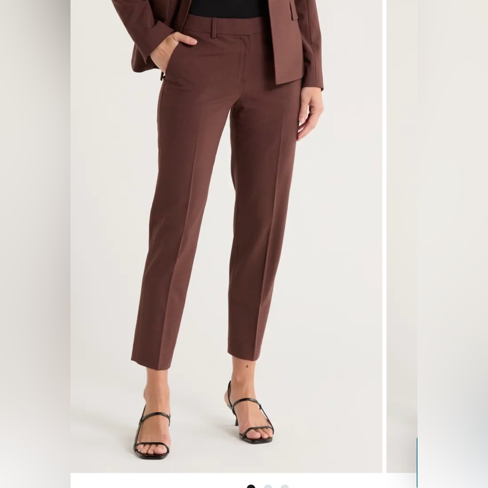 Theory Brown Ankle Pants